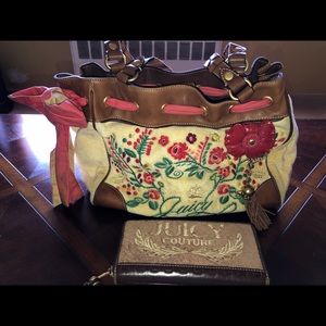Juicy Couture bag and wallet